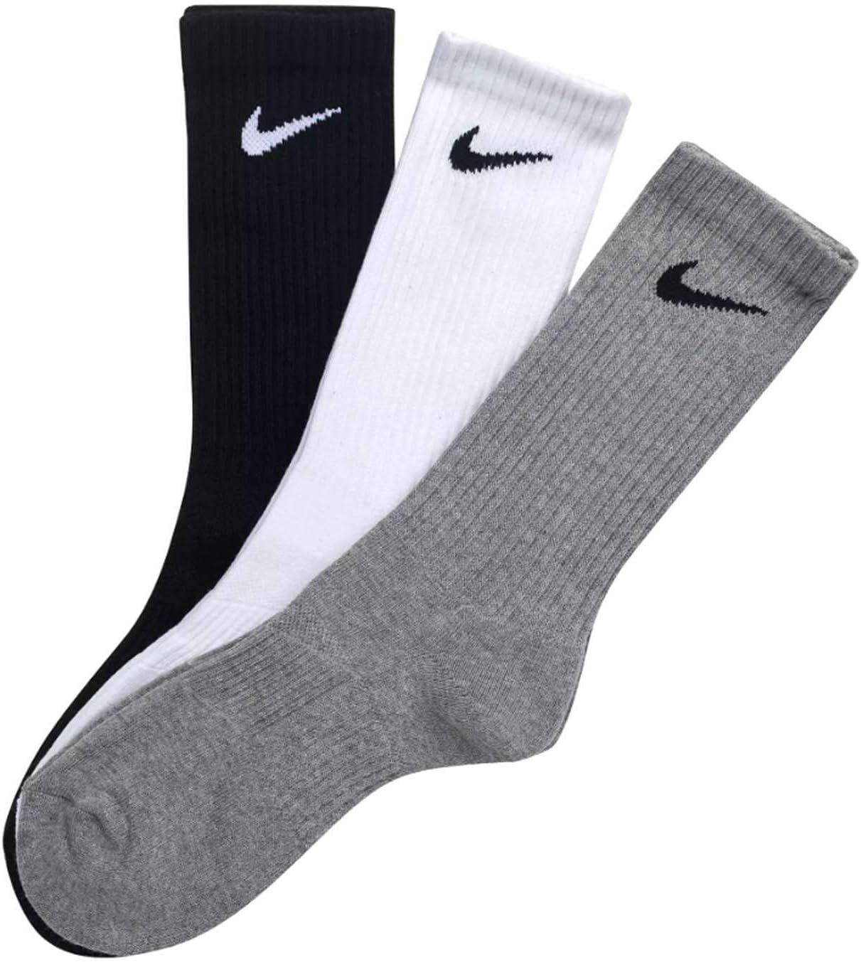 

Женские кроссовки Nike Performance Cushion Crew, 3 пары, Gray | White | Black