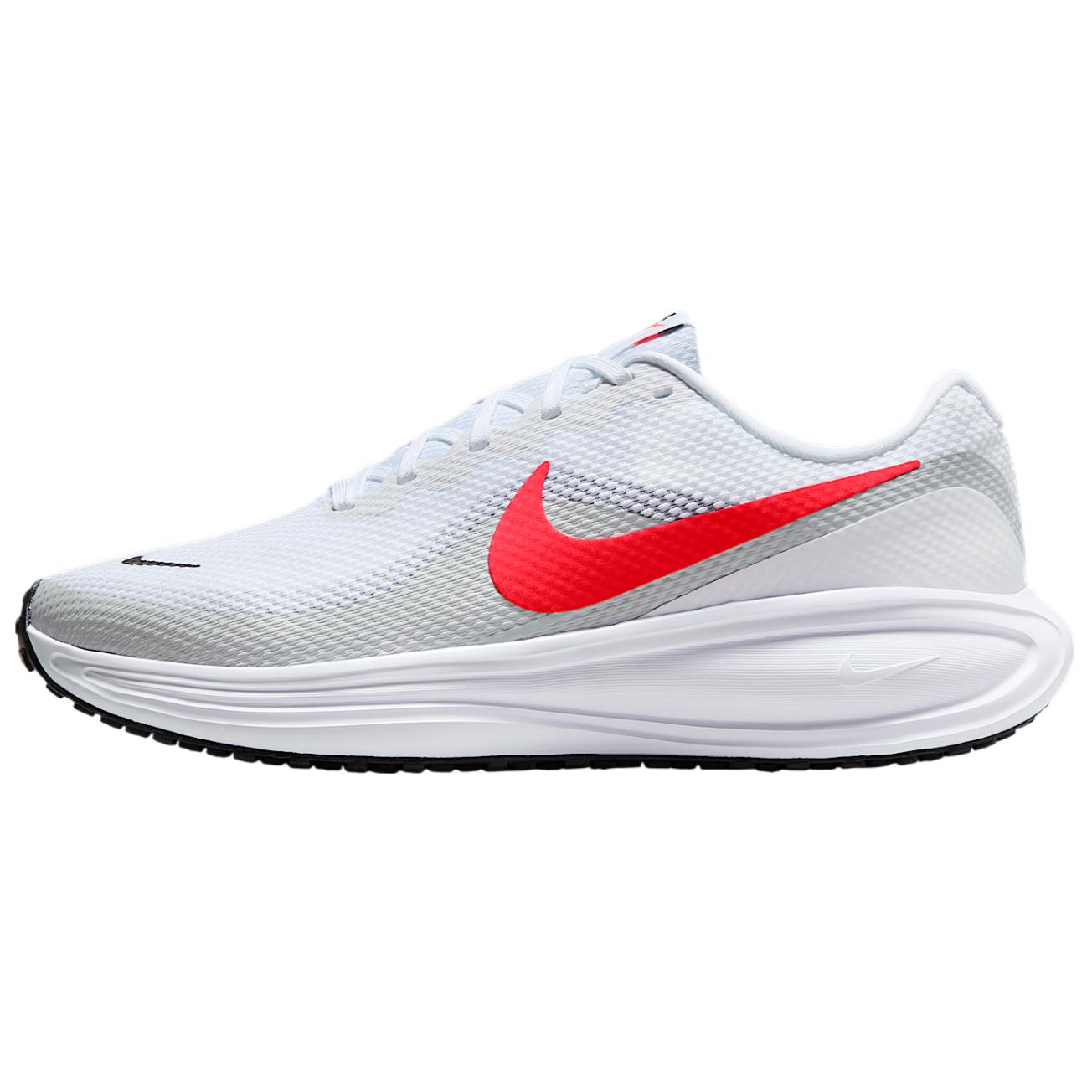 

Nike REVOLUTION 8 устойчивые к истиранию дышащие низкие повседневные кроссовки для бега unisex белые красные