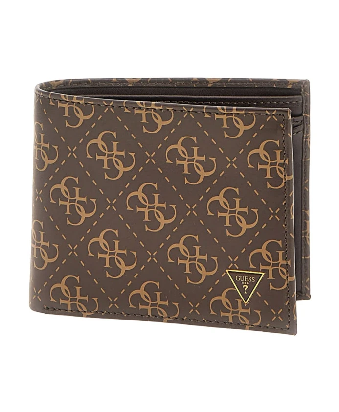 

Кошелек из коричневой кожи Guess, мультиколор