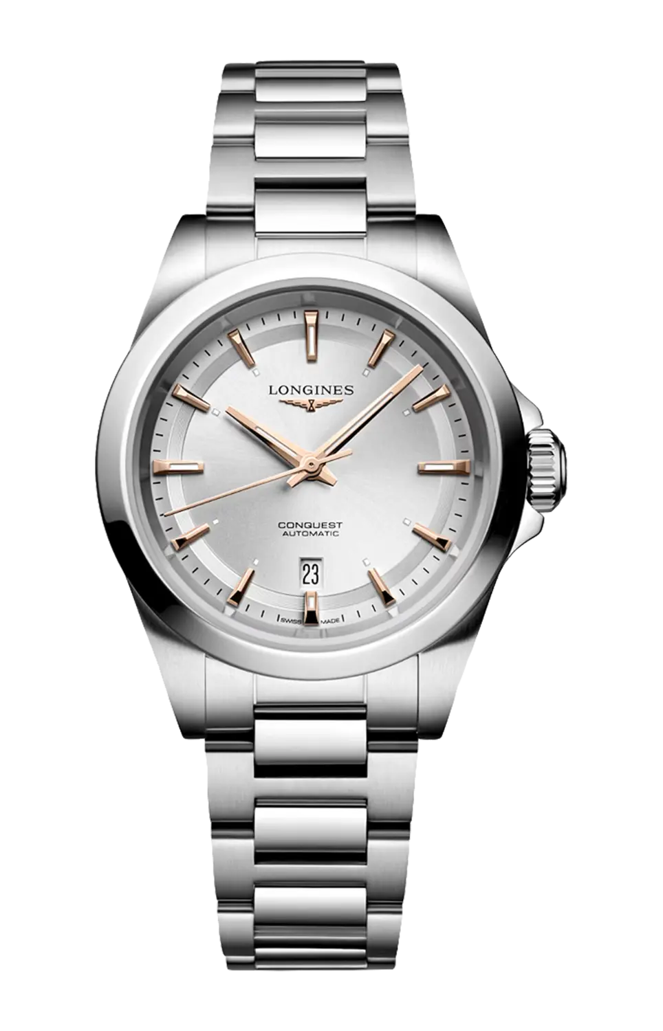 

Часы Longines Conquest с серебром 30 мм