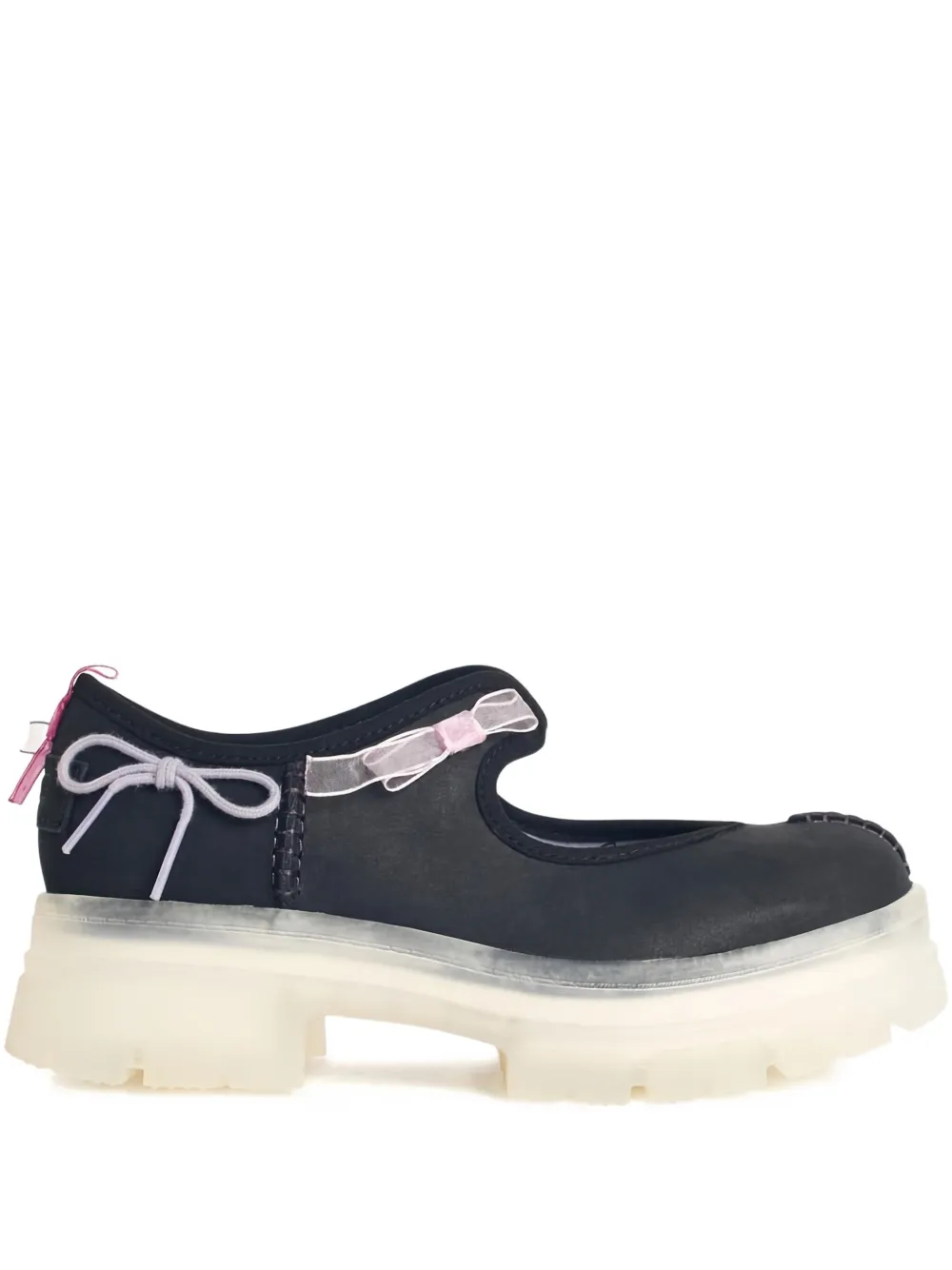 Кроссовки Arnum на платформе с бантом UGG, черный