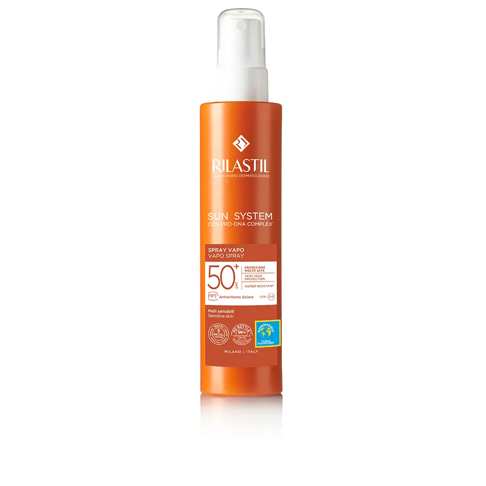 

Солнцезащитный крем Sun system spray vaporizador spf50+ Rilastil, 200 мл.