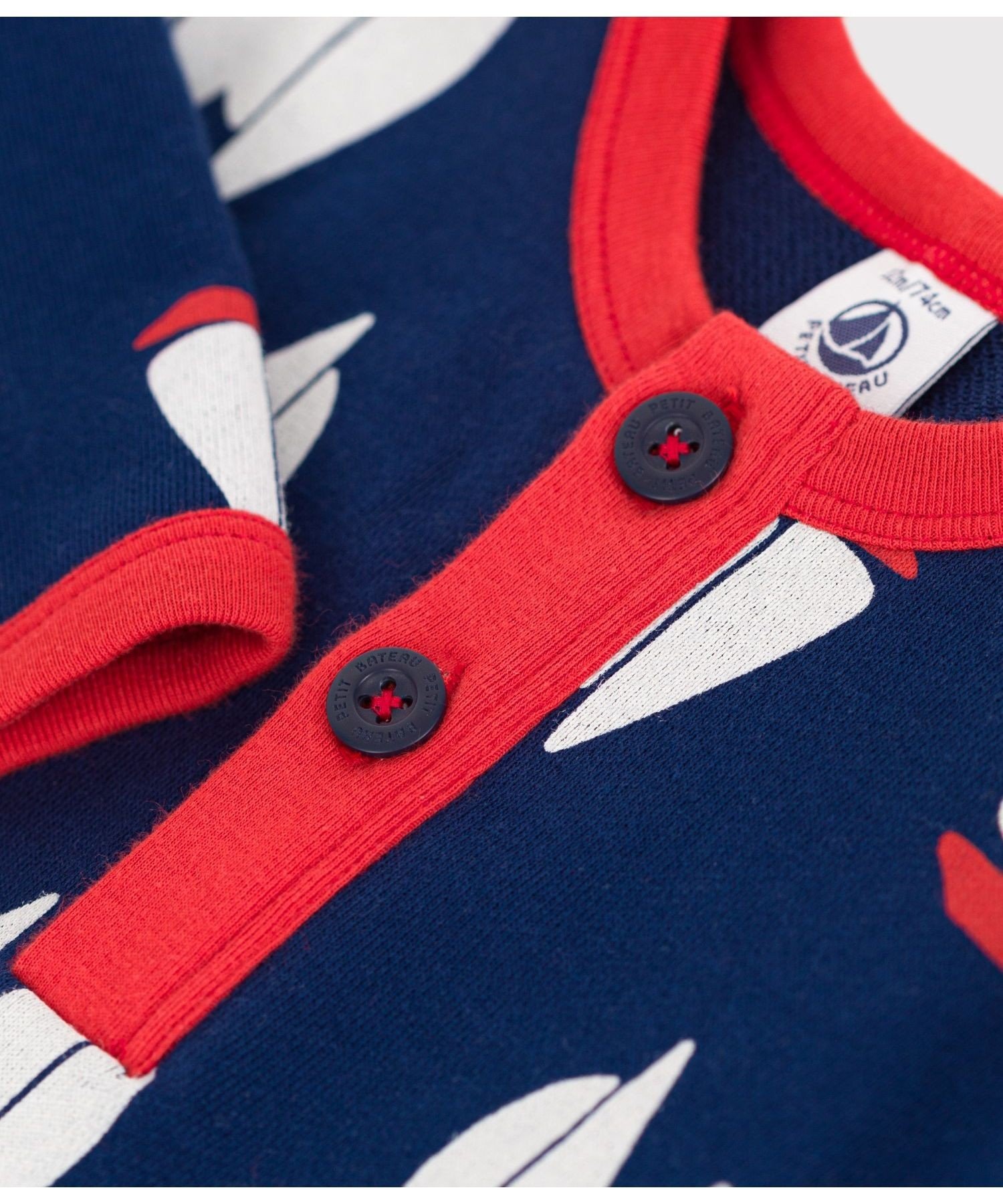Комбинезон Комбинация Petit Bateau, Navy/Multicolor — фото 3