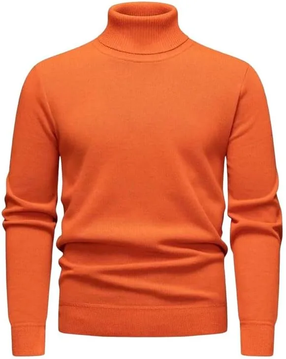 

Мужской свитер Slim-Fit с длинным рукавом и высоким воротником