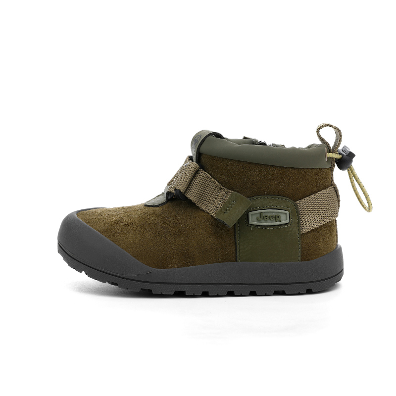 

Jeep Синтетические кожаные противоскользящие противоударные износостойкие утепленные высокие детские снегоступы для подростков