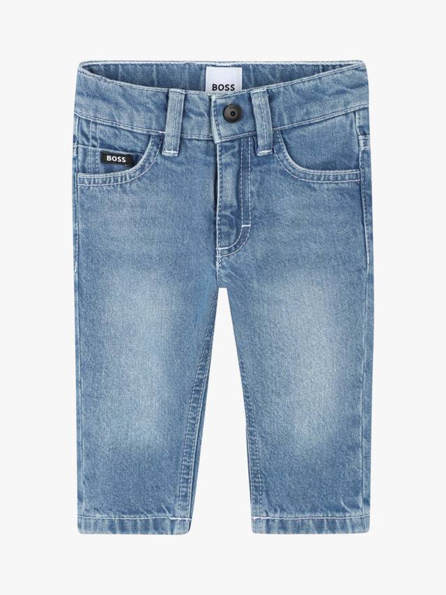 

Детские джинсы boss HUGO BOSS, цвет Clear Blue