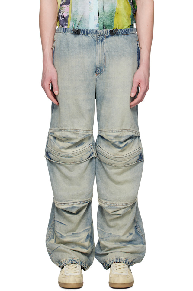 

Расслабленные джинсы d-dayetz 0abdf Diesel, синий