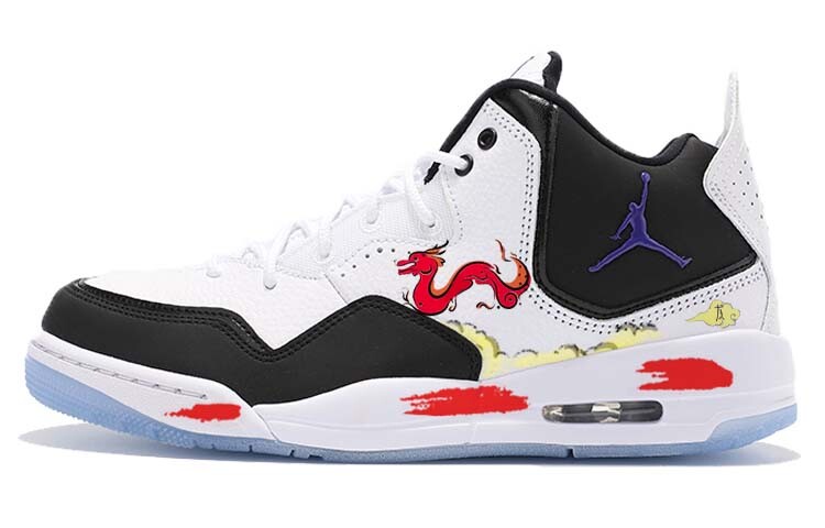 

Кроссовки Jordan Courtside 23 Vintage Basketball Shoes Men Mid-top Black/white, черный