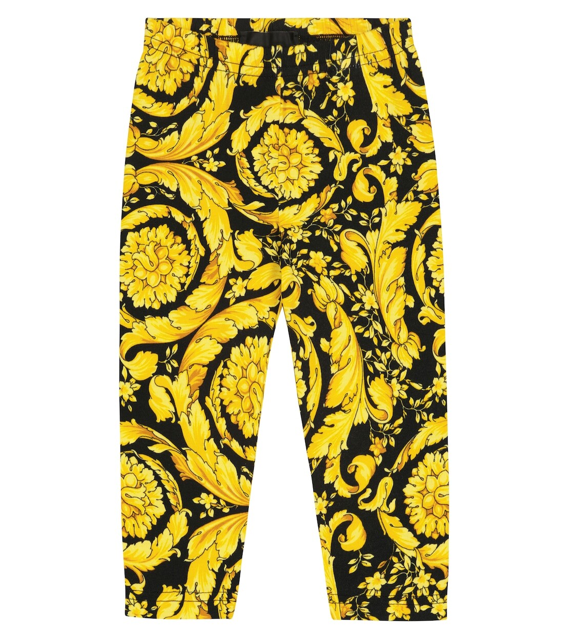 

Детские легинсы с принтом barocco Versace Kids, мультиколор