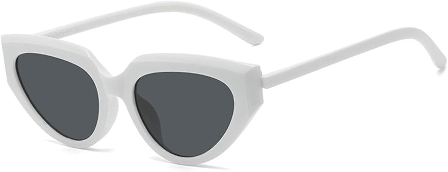 

Солнцезащитные очки Willochra в маленькой оправе «кошачий глаз» для женщин, модные черные, с защитой от УФ-излучения UV400. Солнцезащитные очки для мужчин, овальной формы с градиентным переходом, White