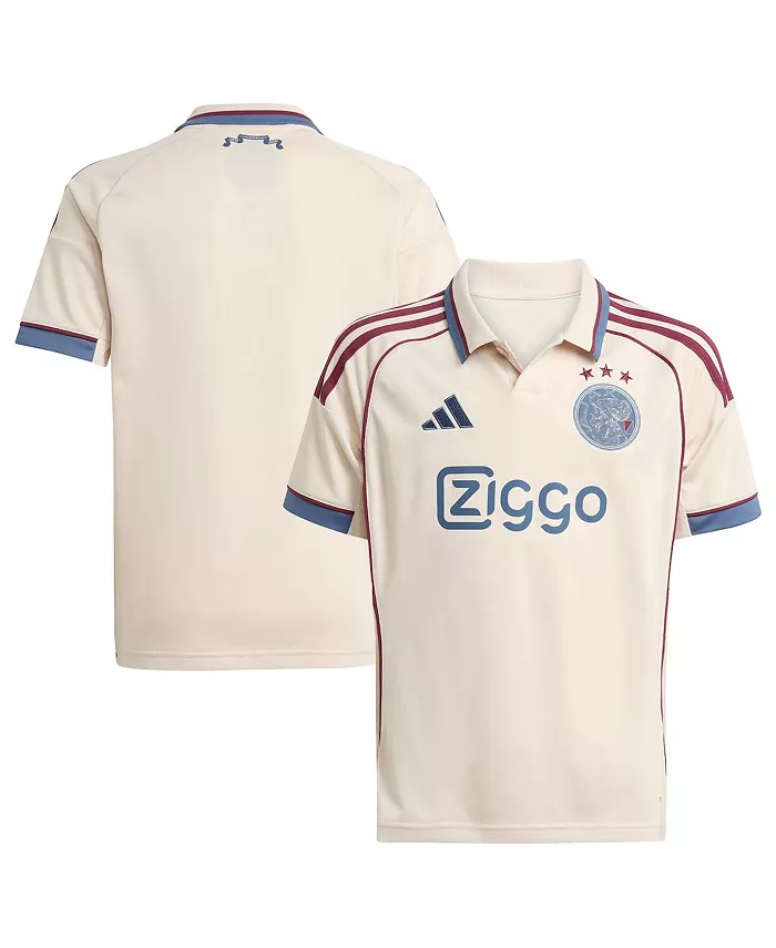 

Третья реплика джерси adidas Tan Ajax 2025/26 для больших мальчиков и девочек