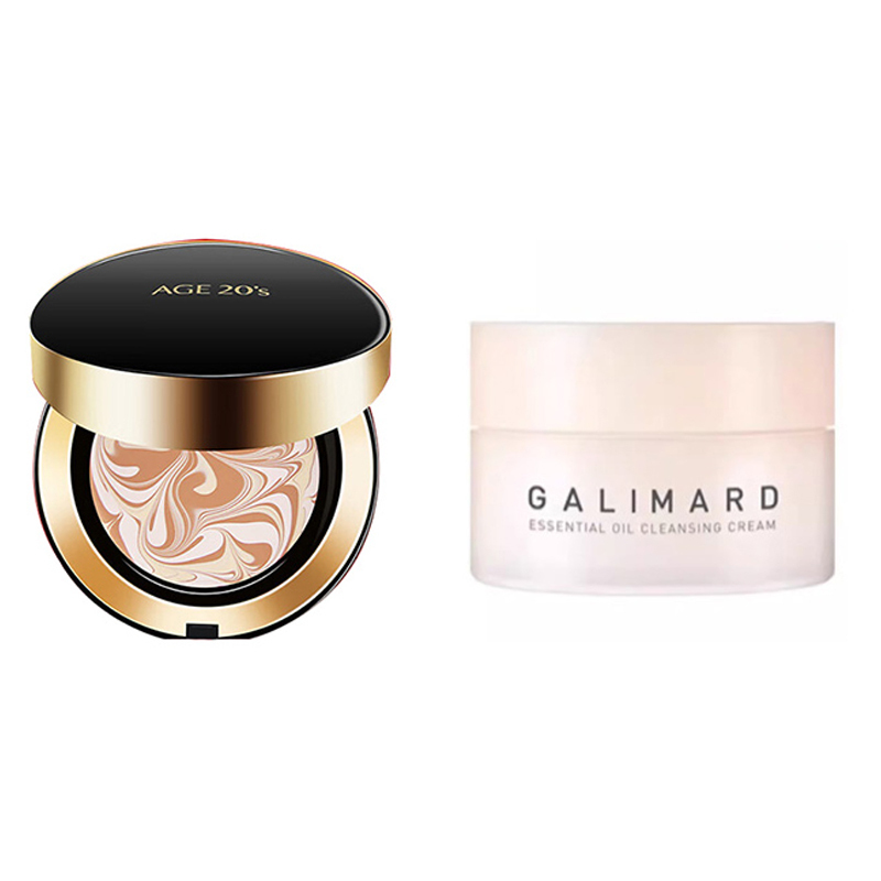 

AEKYUNG KERASYS Star Cushion, бальзам для умывания набор для макияжа очищение увлажнение маскировка 2 предмета Aekyung 20's Age