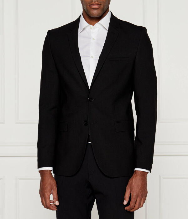 

Пиджак шерстяной Hugo Regular Fit, черный