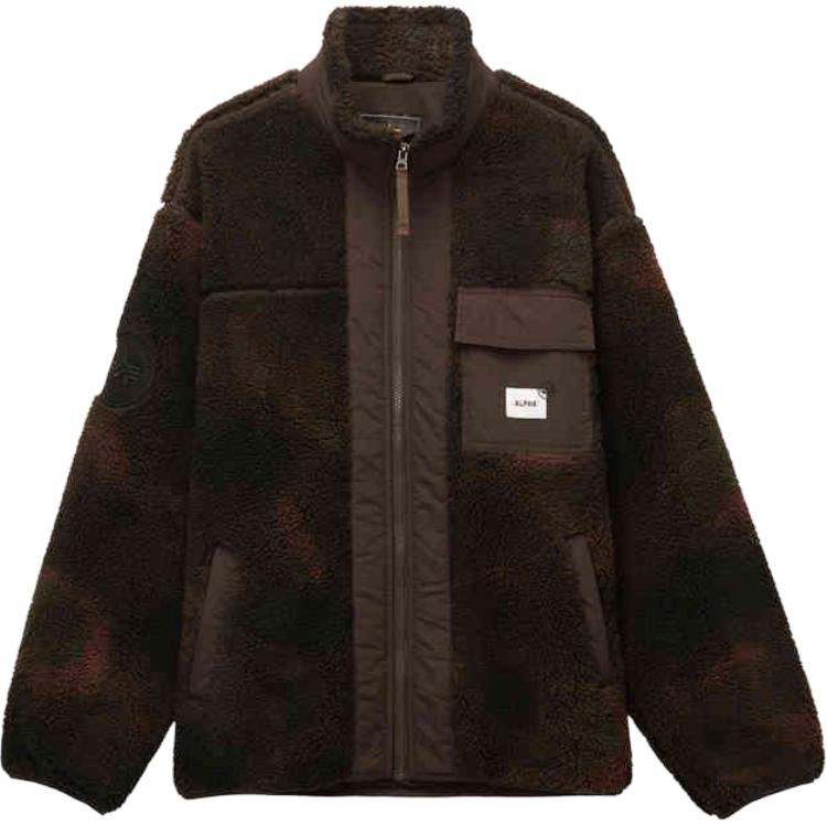 

Alpha Industries Замковая флисовая куртка, Brown