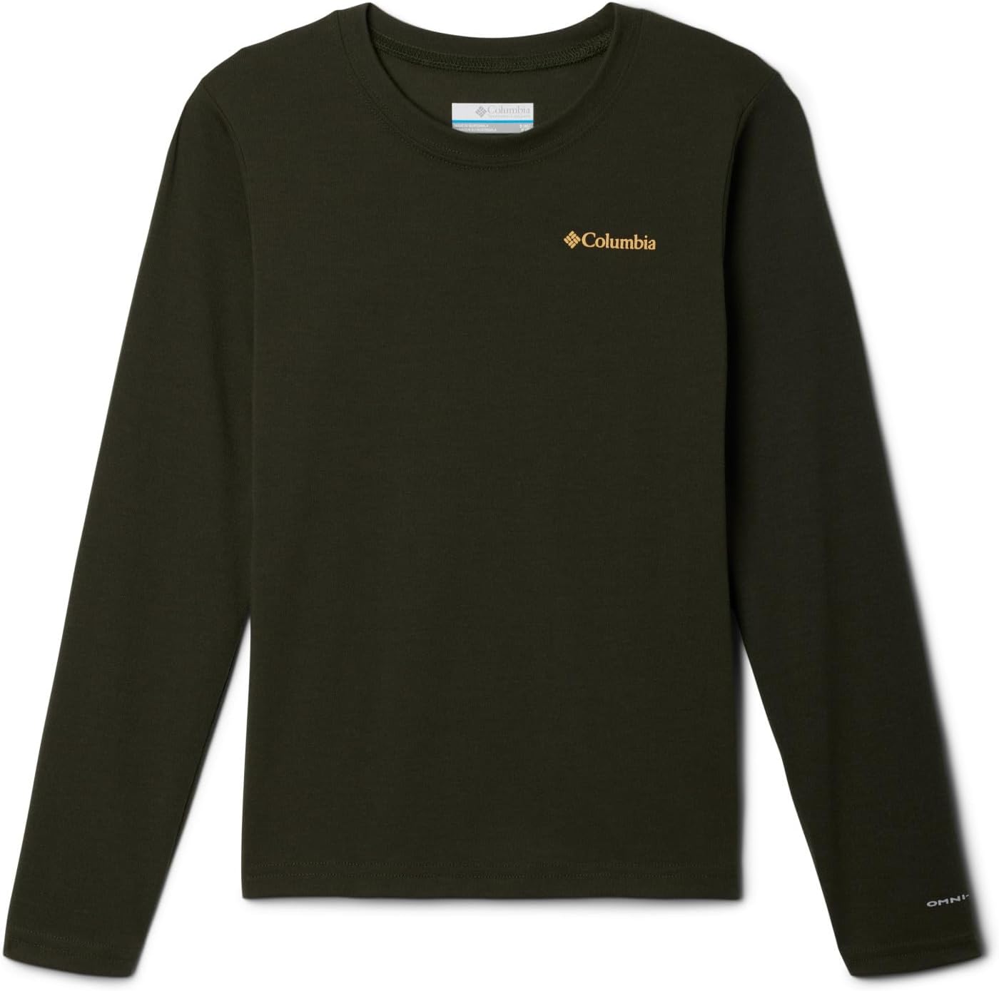 

Футболка Columbia Boys La Poudre Pass с длинным рукавом, Greenscape/Arid Trails