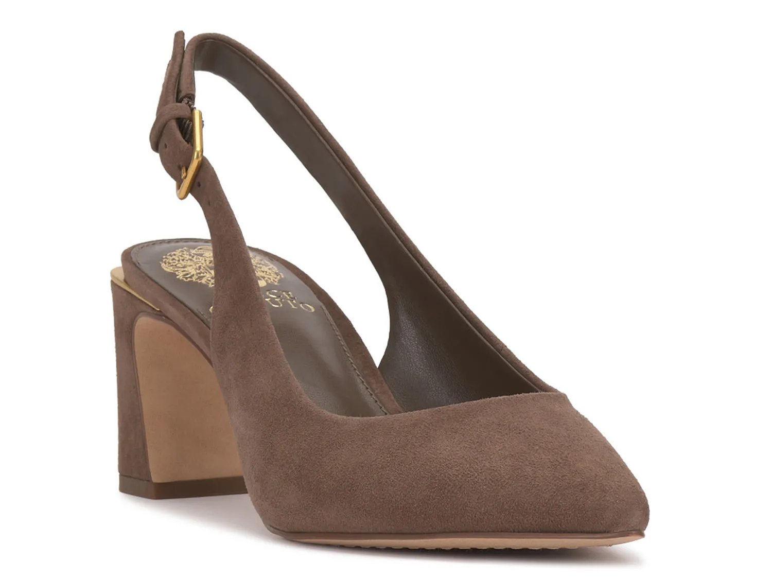 Туфли Vince Camuto Hamden Pump, Taupe Suede