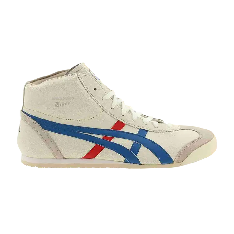 

Кроссовки Onitsuka Tiger Mexico Mid Runner 'White Blue Red', белый