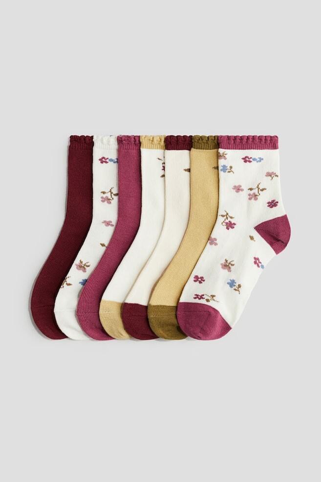 

7-Упаковка носков H&M, мультиколор