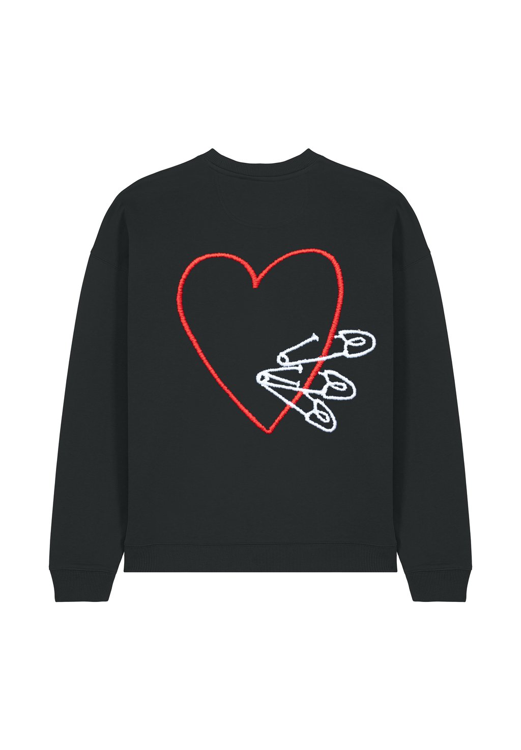 

Толстовка PINS BACK EMBROIDERY UNISEX Mira Paris, черный