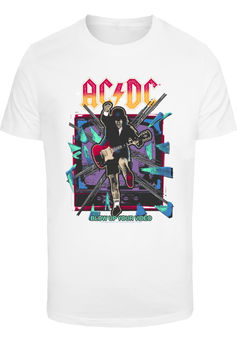 

Рубашка Merchcode ACDC - Blow Up Your Video Jump, белый