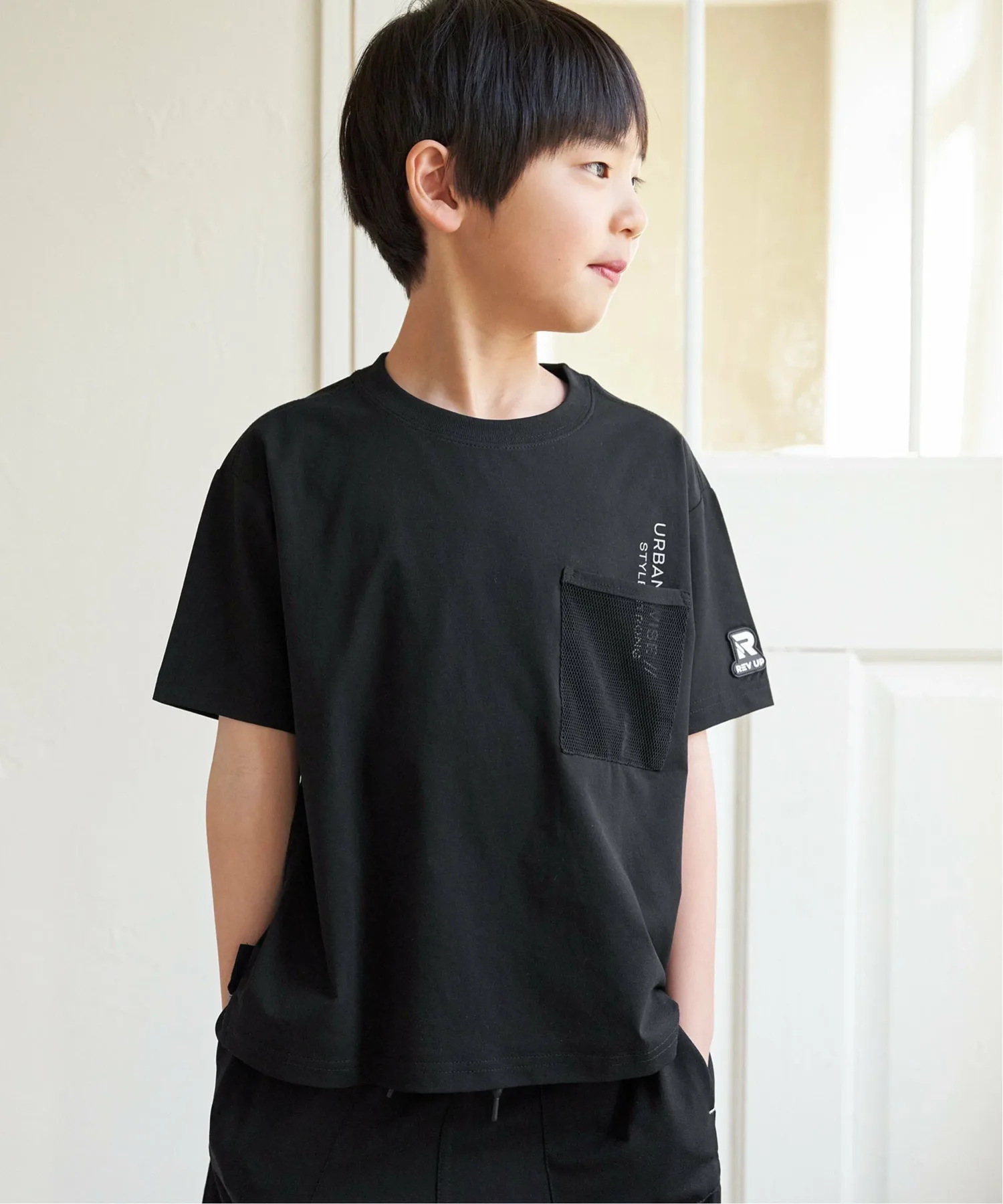 Футболка GOKU Easy Quick-Drying Mesh Pocket (размеры 120-160 см) Ikka, black — фото 4