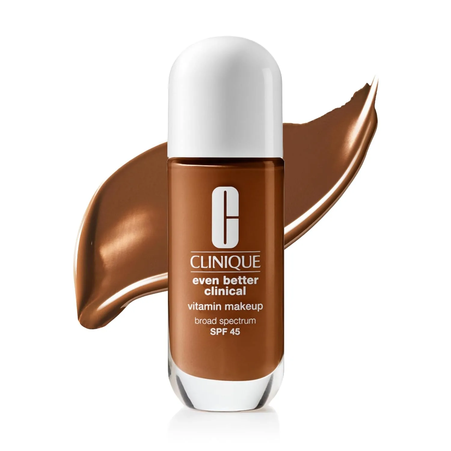 Clinique Even Better Clinical Vitamin Makeup Broad Spectrum SPF 45 с витаминами C, E и B3 | Легкое покрытие + яркий финиш, AY Deep Warm 1