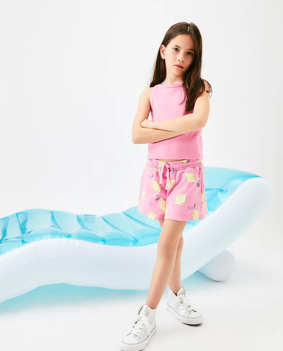

Базовые плюшевые шорты для девочек Kids El Corte Inglés, розовый
