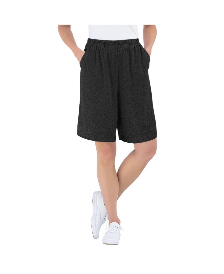 

Вязаные шорты больших размеров на 7 дней Woman Within, Heather charcoal