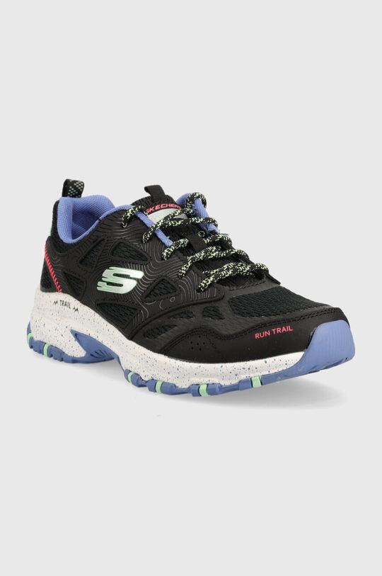 Кроссовки женские Skechers из натуральной кожи, черный — фото 2
