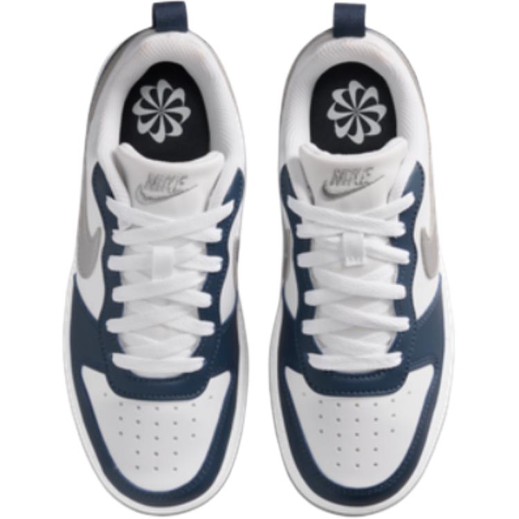 Nike Кроссовки Court Low top для скейтбординга, детские, бело-синие, unisex — фото 3