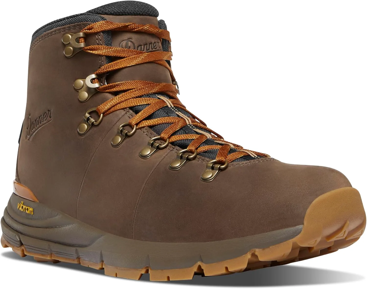 Мужские туристические ботинки Danner Mountain 600 Leaf Gore-Tex - стелька Ortholite с тройной плотностью - водонепроницаемая быстро сохнущая мембрана - подошва Vibram SPE - верх из цельной кожи - протекторная подошва для сцепления Name ‎Danner — фото 4