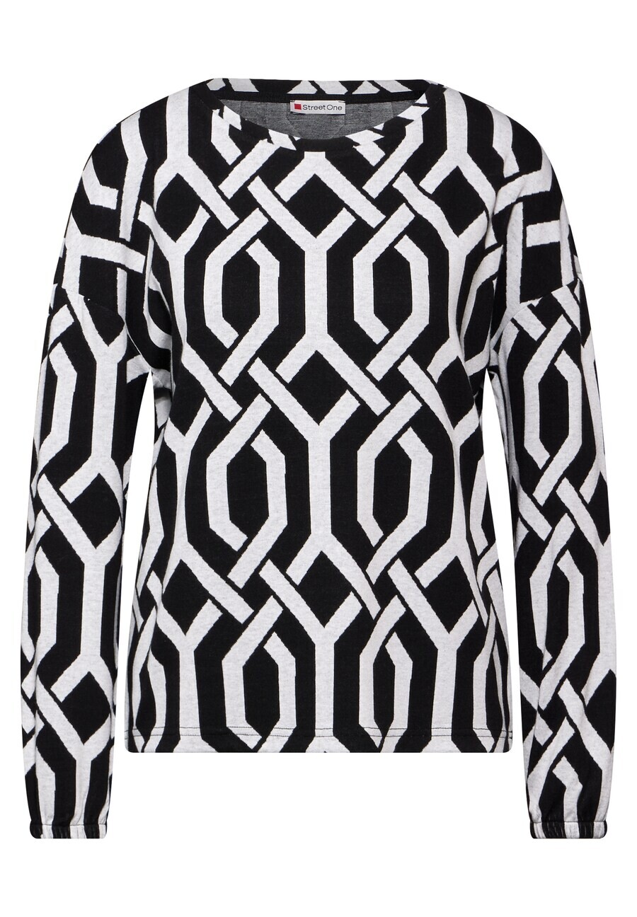 

Лонгслив STREET ONE Shirt, черный