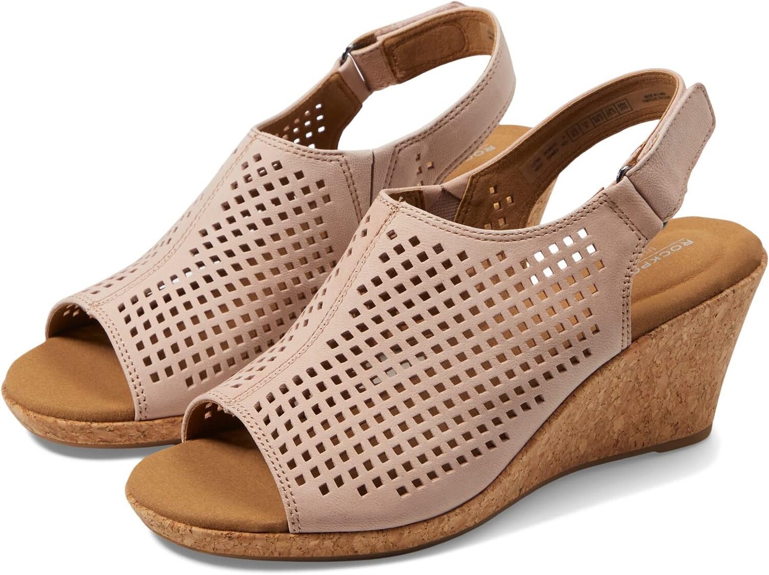 

Босоножки Briah Perf Sling Rockport, цвет Farro Nubuck