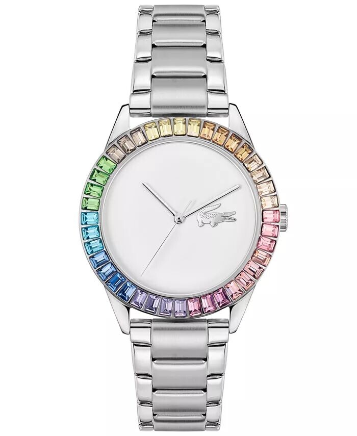 

Женские часы Ladycroc с серебряным браслетом из нержавеющей стали, 36,5 мм Lacoste, серебро