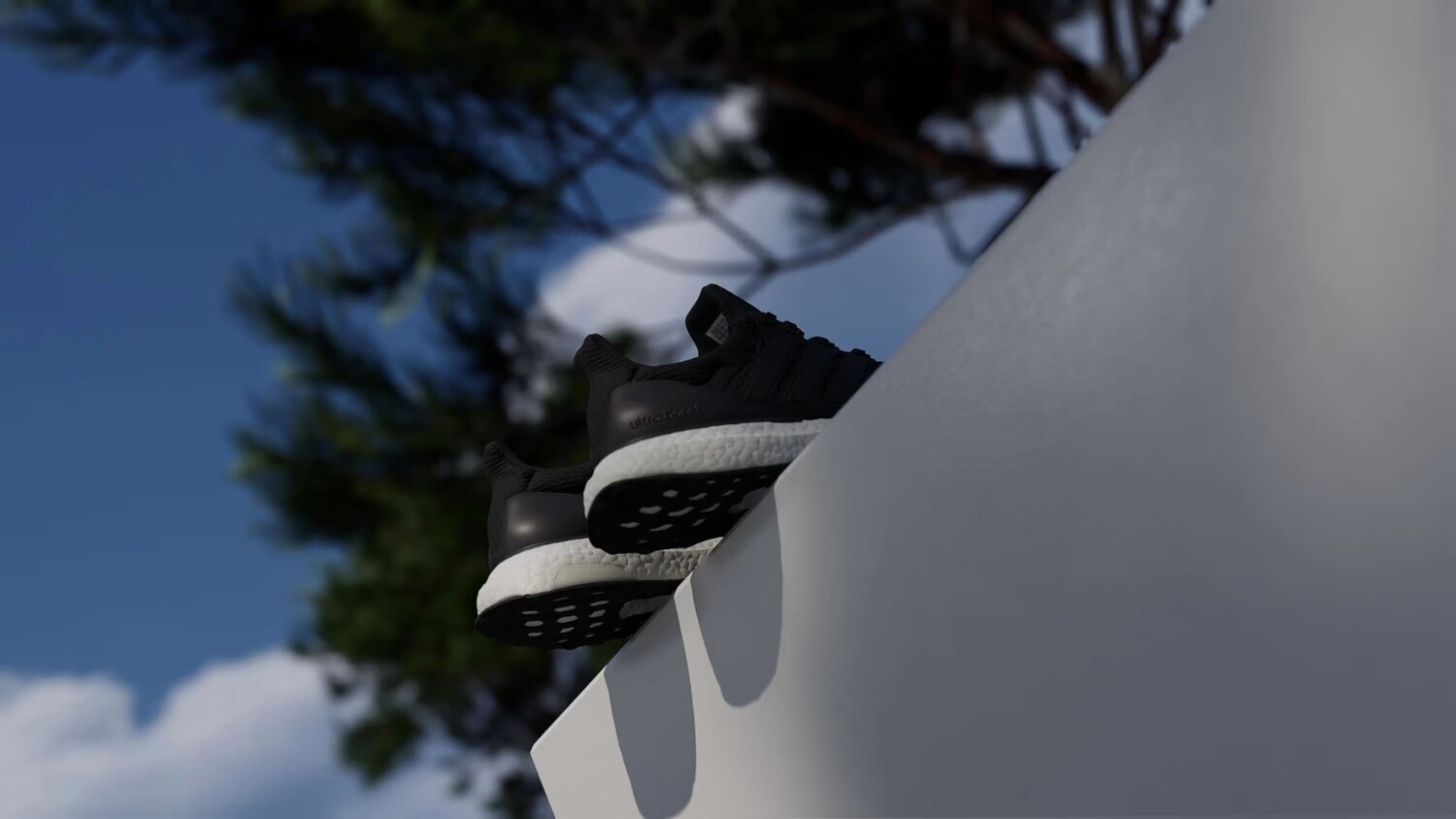 Кроссовки УЛЬТРАБУСТ 1.0 Adidas, цвет Core Black/Core Black/Cloud White — фото 2