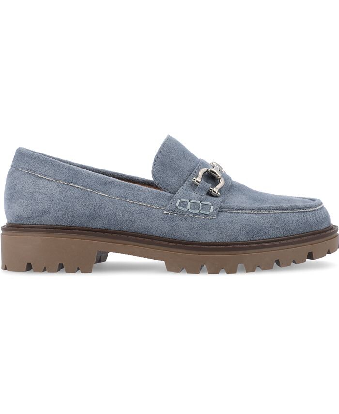 Женские лоферы Jessamey Tru Comfort с протекторной подошвой из пеноматериала Journee Collection, синий — фото 2