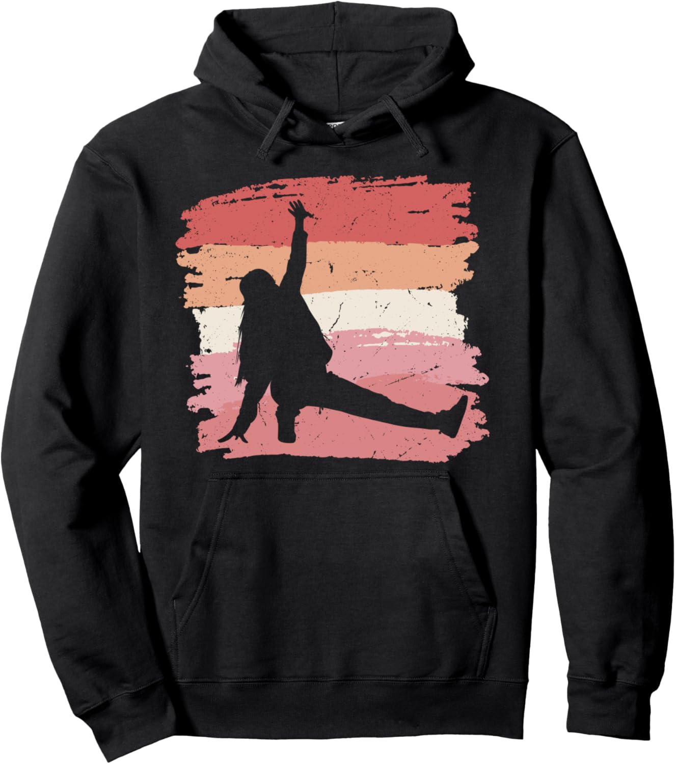 

Ретро-худи для брейк-дансеров Breakdance Girls Floor Mat Breakdancer Clothes, черный