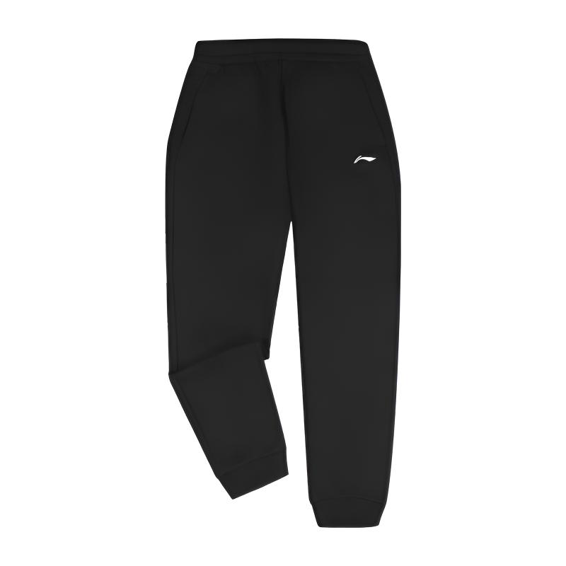 

LINING Трикотажные спортивные штаны мужские черные