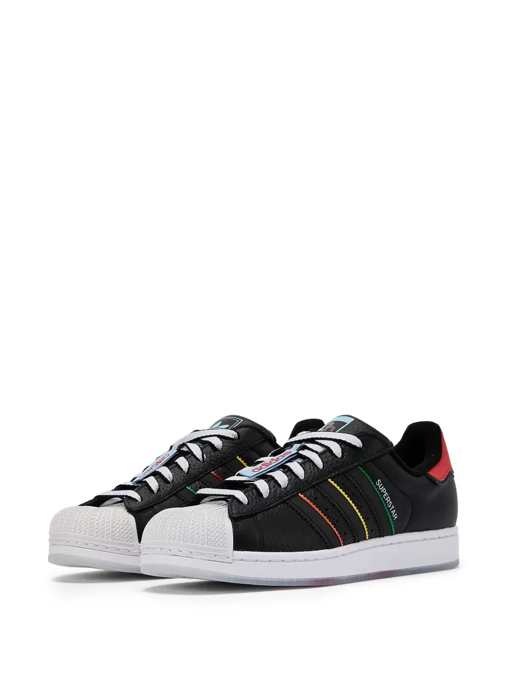 Кроссовки Superstar ii "core black/white" Adidas, черный — фото 2