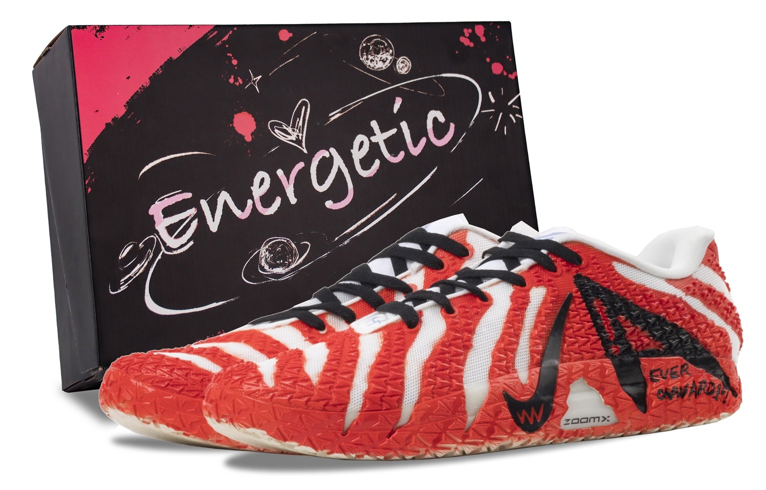 

Nike Кроссовки баскетбольные Ja Morant 3 Fiery Blaze мужские низкие черные красные