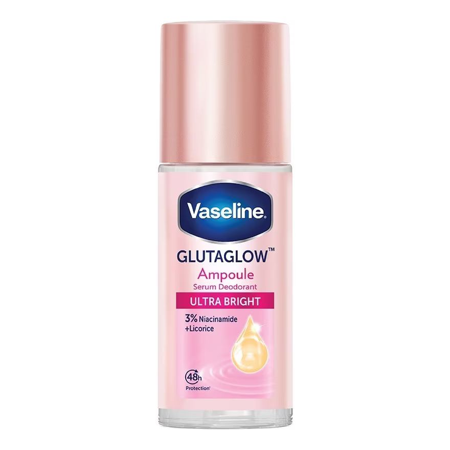 

Vaseline Шариковая сыворотка GlutaGlow Ампульный дезодорант Ultra Bright 45 мл, Pink