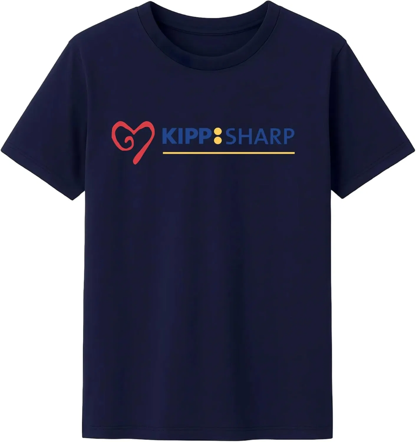 Футболка для мальчиков, 100% хлопок, KIPP Texas, Navy (Sharpcollege Prep)