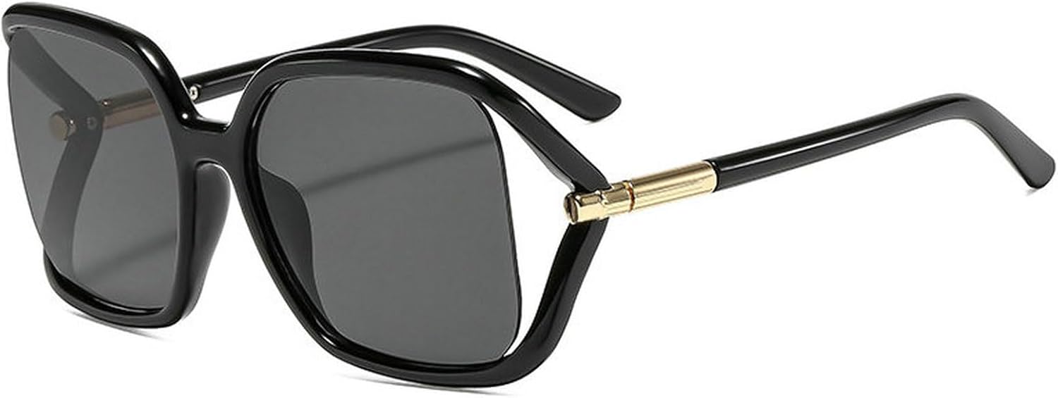 

Солнцезащитные очки COTIA Fashion Square для женщин и мужчин, увеличенного размера, с оригинальным дизайном, прямоугольной формы, модный стиль, для активного отдыха и путешествий, Black