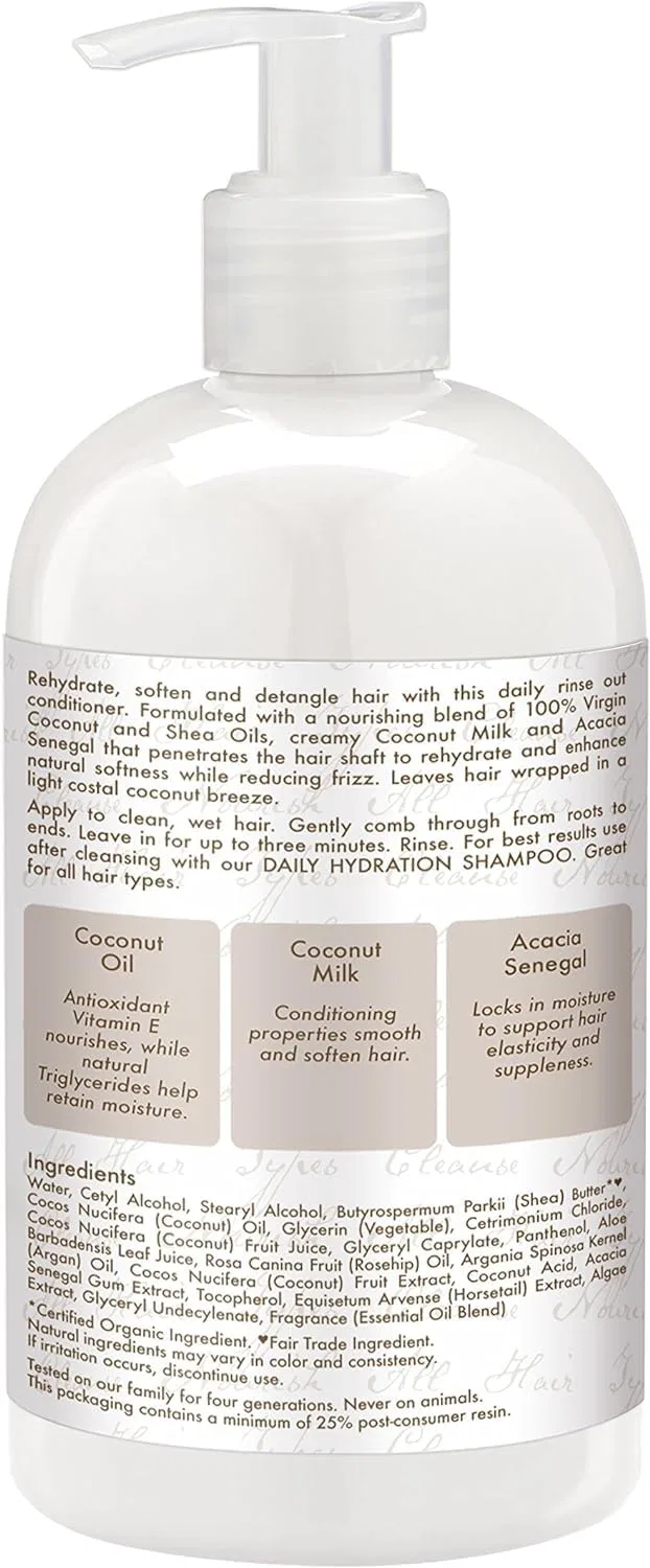Набор шампуня и кондиционера 100% Virgin Coconut Oil Daily Hydration от Shea Moisture Shea Moisture, Virgin Coconut Set — фото 4