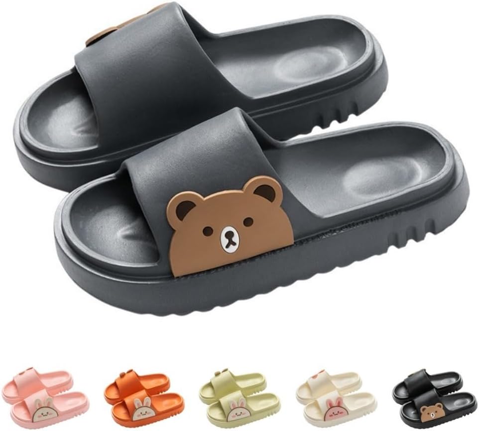 

Милые шлепанцы-зайчики Albiva, серый