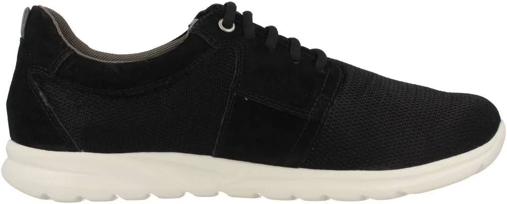 Кроссовки Geox U Damian B Herren Low-Top, Black Blackc9999 — фото 4