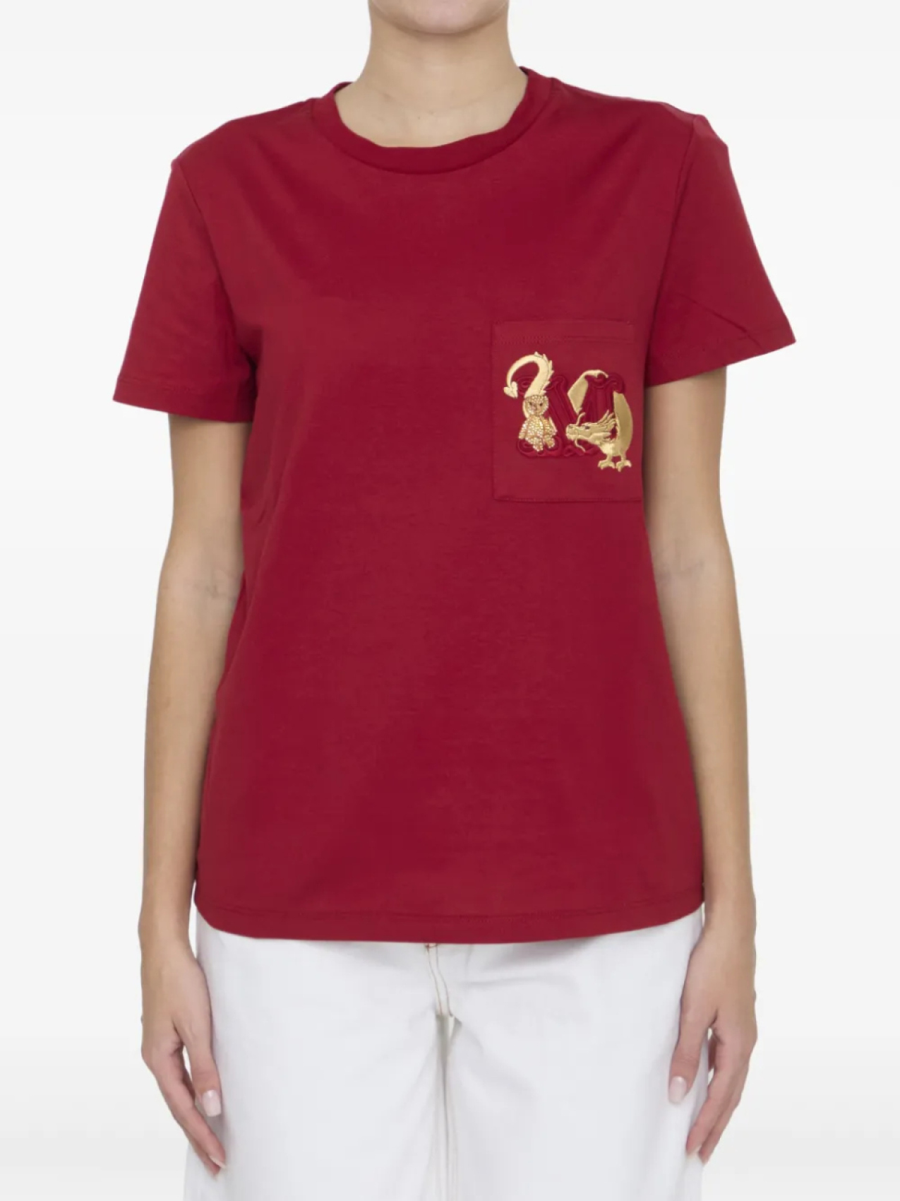 

Max Mara футболка Elmo, красный