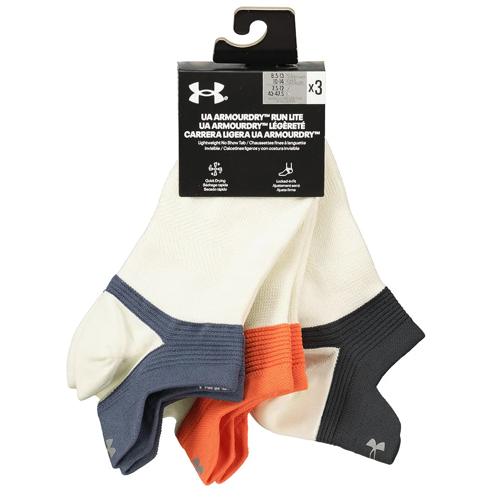 

Носки 3 шт Under Armour ArmourDry Run Lite short, белый
