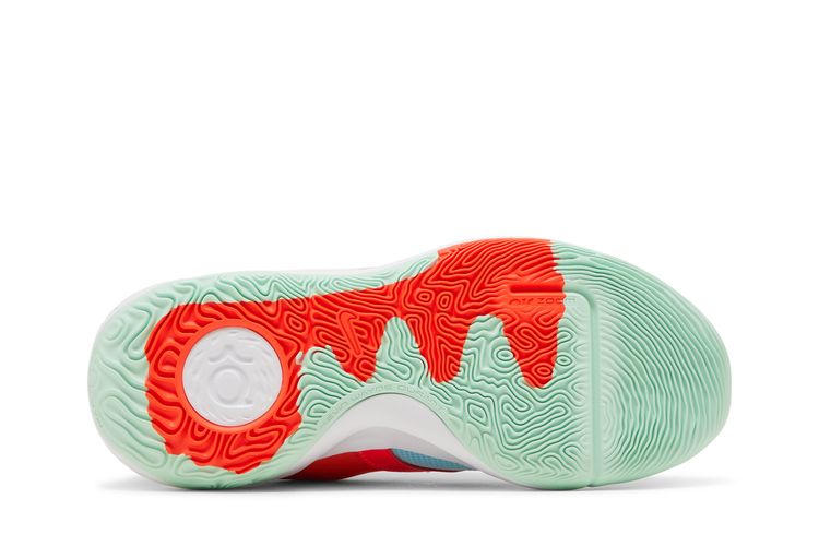 Кроссовки KD Trey 5 X EP 'Blue Chill Bright Crimson Mint', синий — фото 4