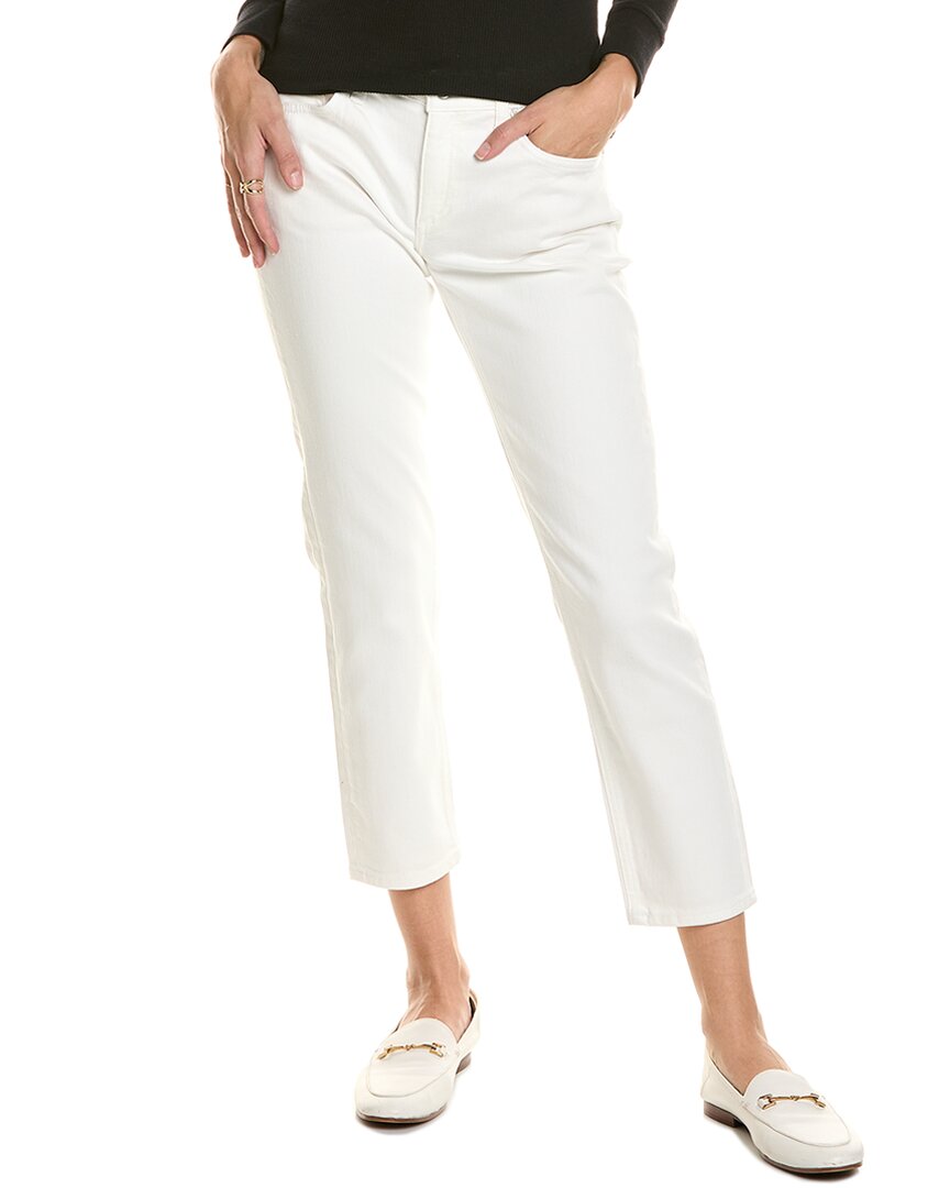 

Rag & bone Dre Low-Rise Белые узкие джинсы-бойфренды